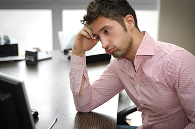 man frustrated with team communication