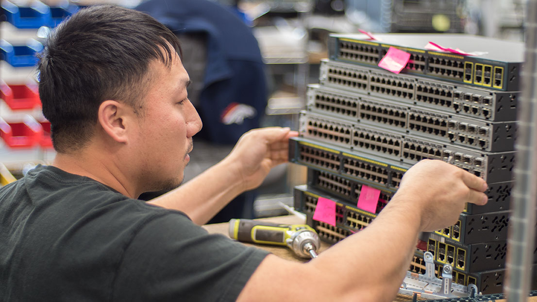 Cisco Certified Network Associate working on project