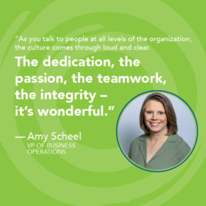 Amy Scheel quote graphic