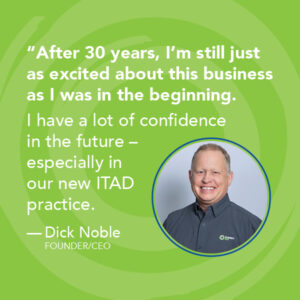 Dick Noble quote graphic